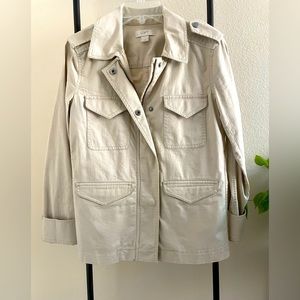 Loft Cream Utility Jacket Size XS